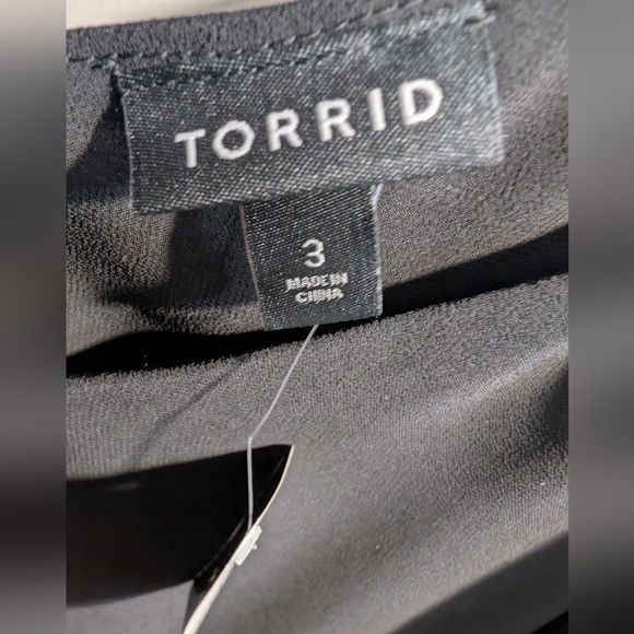 Torrid Elegant Black Women's Sheer Tank Top Size 3X NWT - Picture 5 of 11